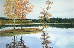 Вода. Масло, картон. 51:78. 2000 г.