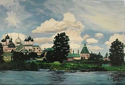 Ростов Великий. Акрил, холст. 40*60